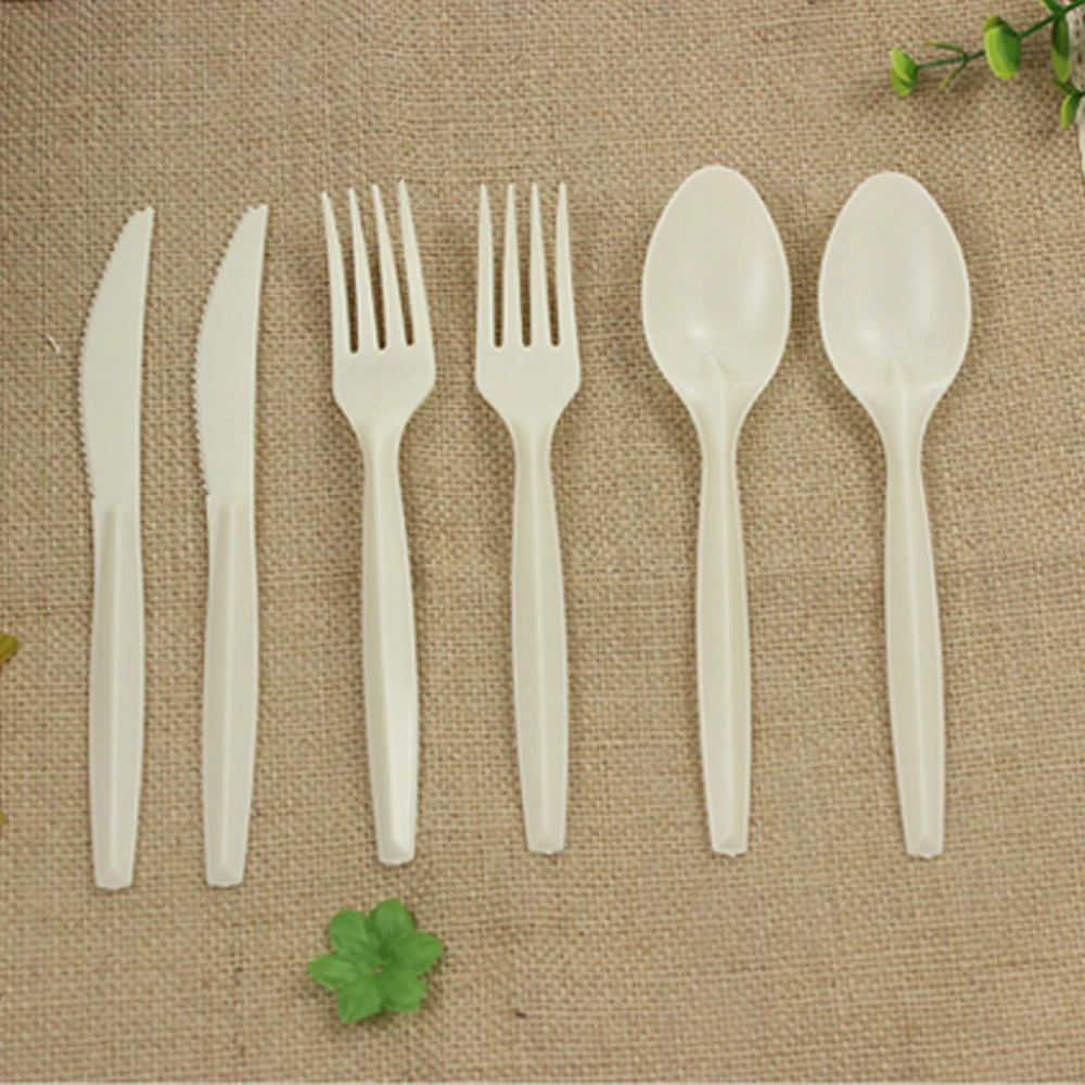 Wholesale Cornstarch Biodegradable Disposable Cutlery Biodegradable Cornstarch Knife