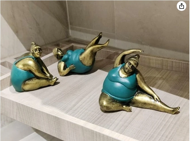 Статуя йоги из смолы для дома спальни