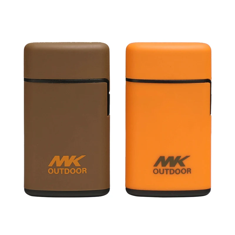 MK cigar luxury cigarette lighters triple four jet flame flint lighter love heart electrical lighters