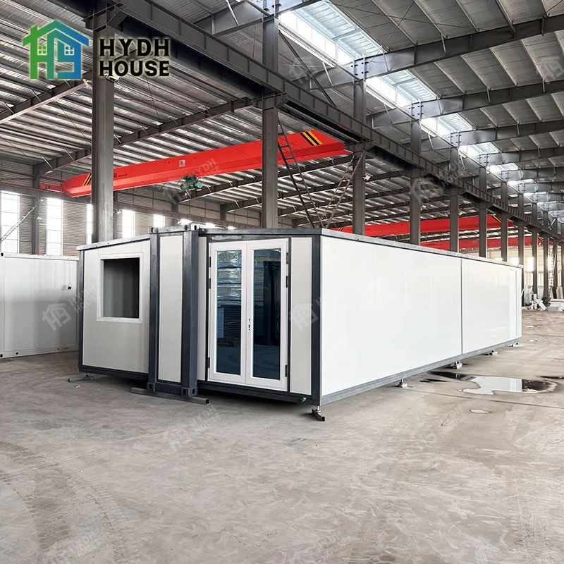 Fast insall standard 40 ft manufactured Soundproof Fully furnished prefab expandable container house