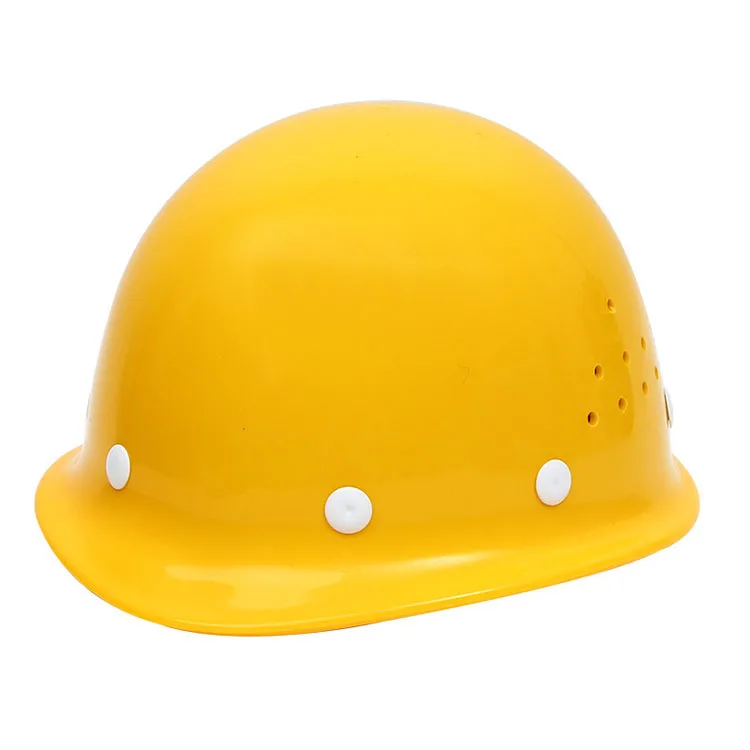 Customized FRP Thickening Type Anti-smash Construction Durable Safety Helmet Industrial Hard Hat