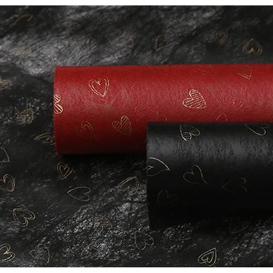 
New love marshmallows lining paper flowers bouquet wrapping paper gifts box wrapping cotton paper material 