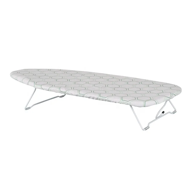 Plastic Table Top Foldable Ironing Board Space Saving Folding Mini Ironing Board With Hanger