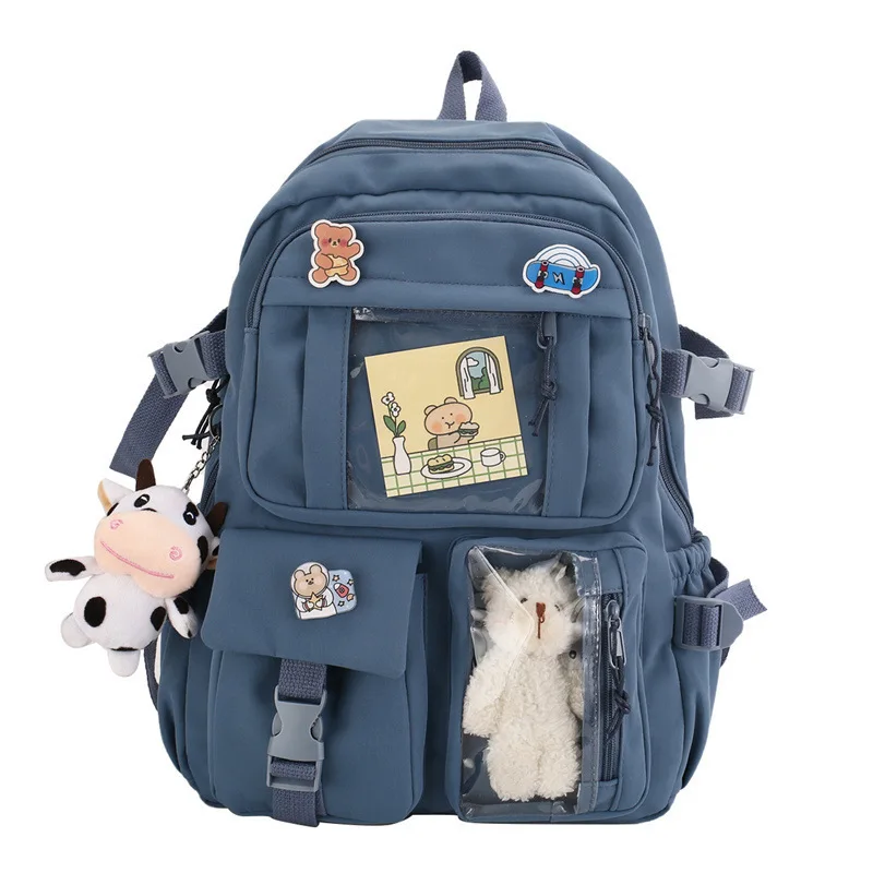 High school student schoolbag Oxford cloth Harajuku style backpack foreign trade schoolbag