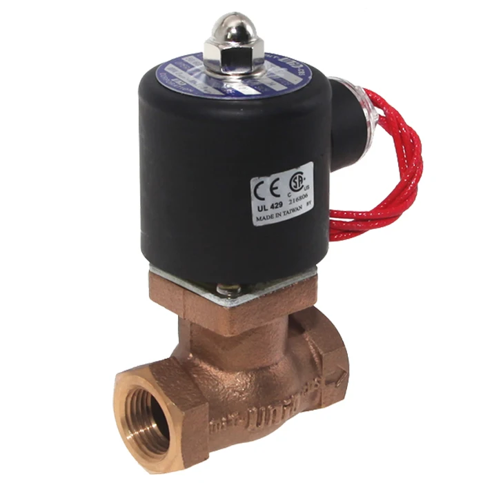 Authentic  Mit-UniD-CNS CE UL429 SAC UniD USS-15 AC220V 185 degress High Temperature Fluid Steam Solenoid Valve