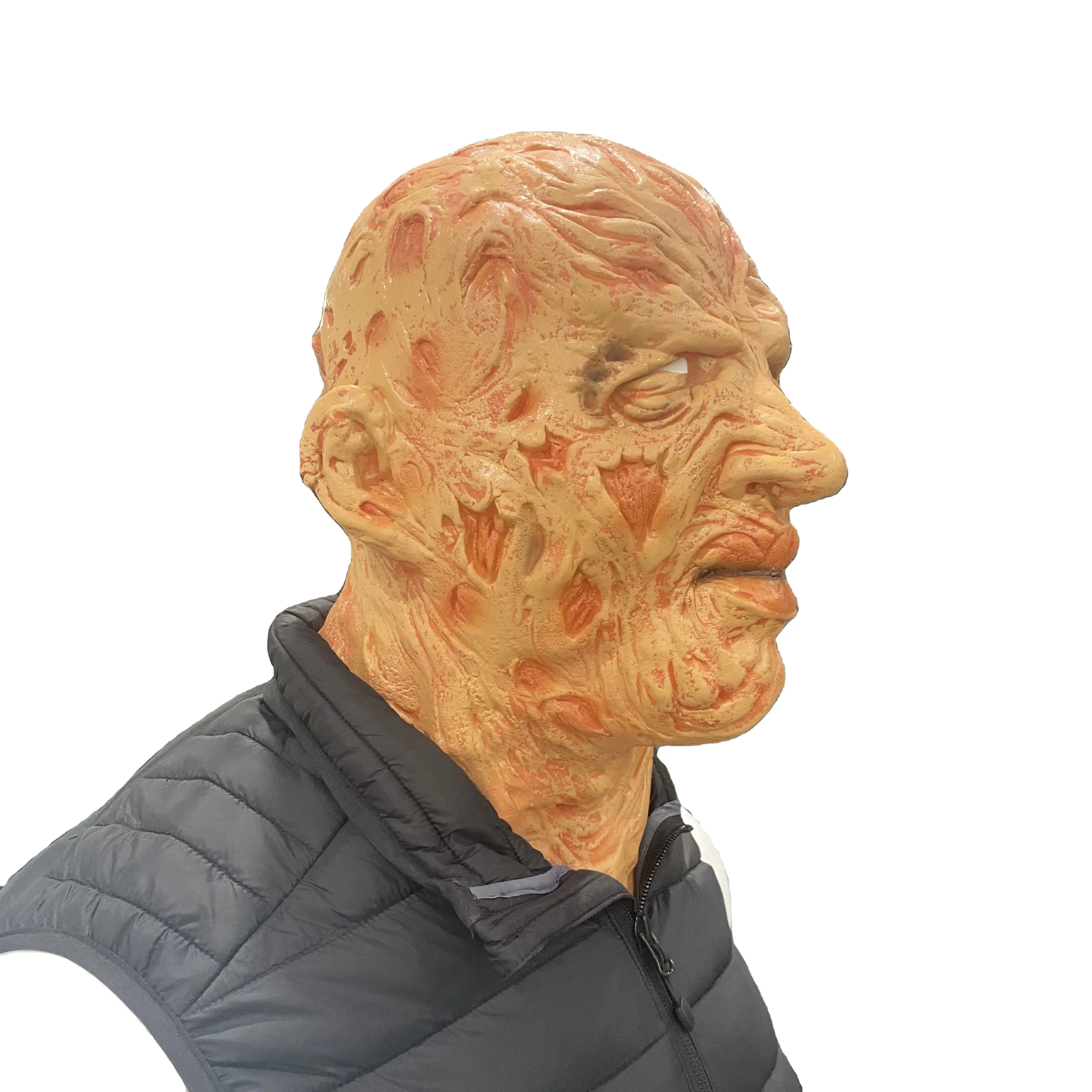 Adult Full Head Mask Lifelike latex Headgear realistic Halloween Cosplay Accessory Masque props