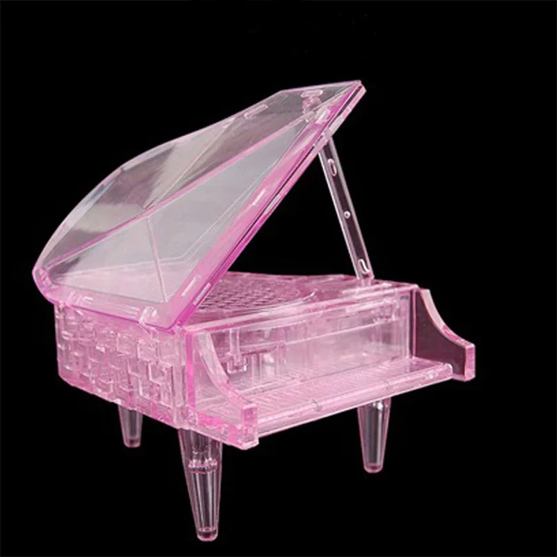 piano crystal building blocks gift educational toys 3D crystal Puzzle