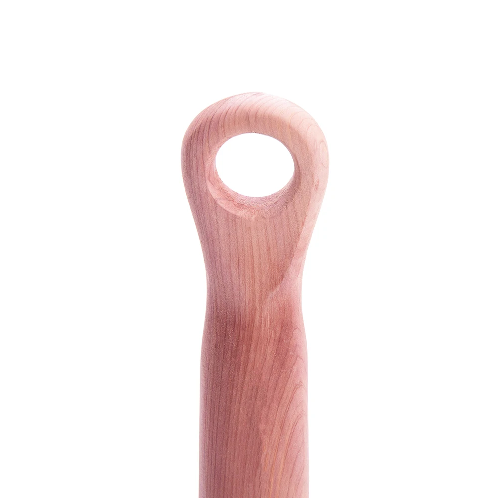 Custom Logo lazy Long handled black Style Wood Shoe Horn Hotel Shoehorn