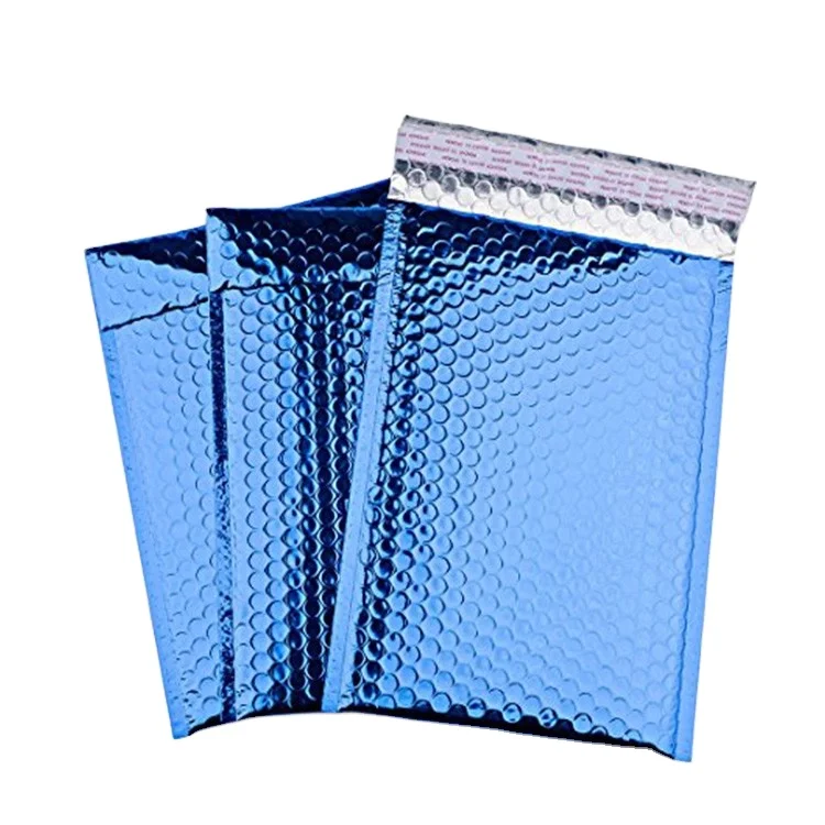Wholesale air cushion bubble bag metallic bubble mailers custom bubble envelopes with logo