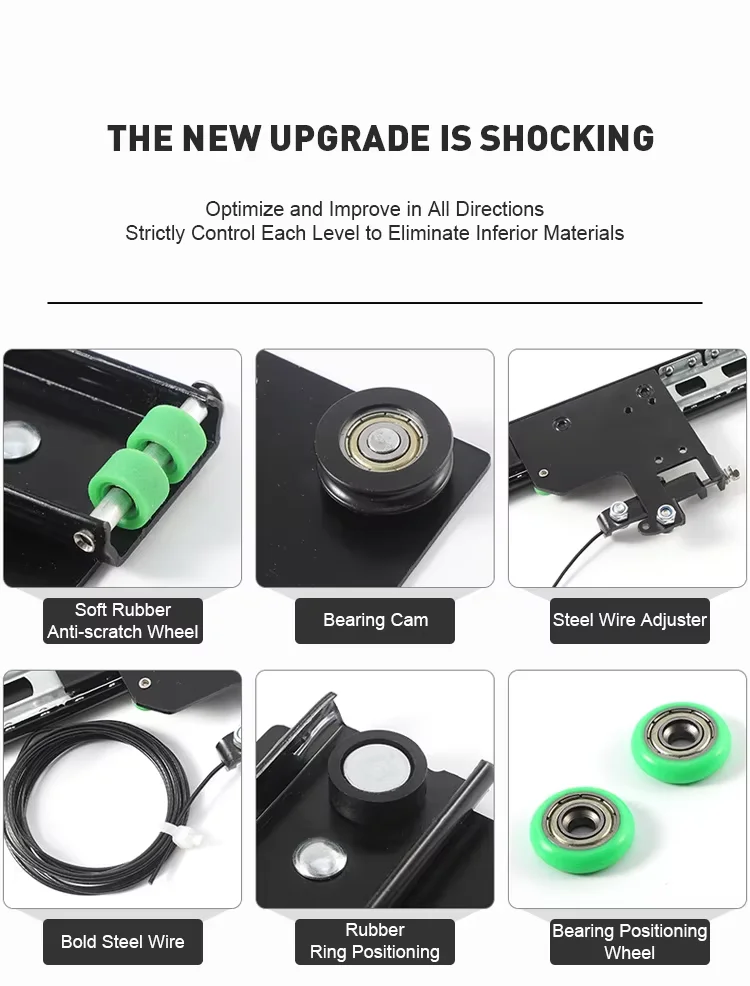 Invisible Track Wardrobe Furniture Hidden Cabinet Wooden Systems Hardware Sliding Flipper Coneal Folding Pocket Slide Pivot Door