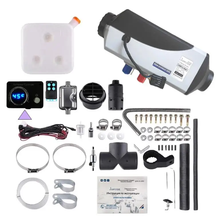 car parking heater junyize 12V diesel heating 24V air car 5KW new parking heater diesel air heater