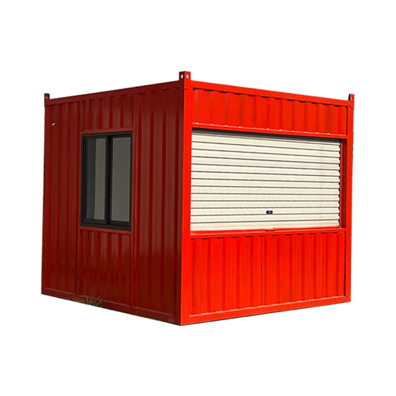 Factory hot sales 20 ft corrugated container house luxury mobile portable store office prefab container house 40 ft home on sale
