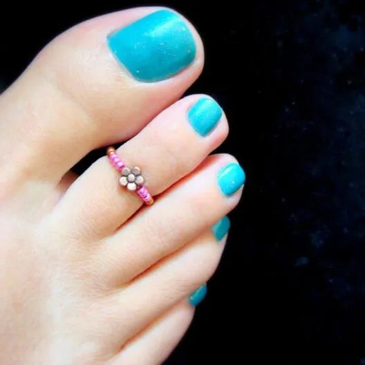 Cartoon rings cute toe rings for feet for kids and girls