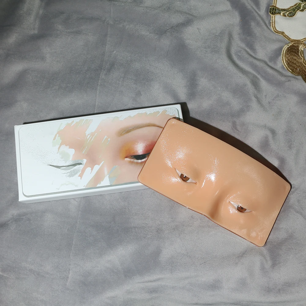 Wholesale Reusable 5D makeup practice board silicone Eye Makeup Practice Board silicone Face For Makeup Beauty Academy