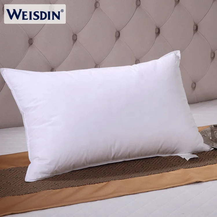 Wholesale Hotel Polyester Pillow Custom  Size  Polyester Or Cotton Fabric Polyester Filling Bed Pillow
