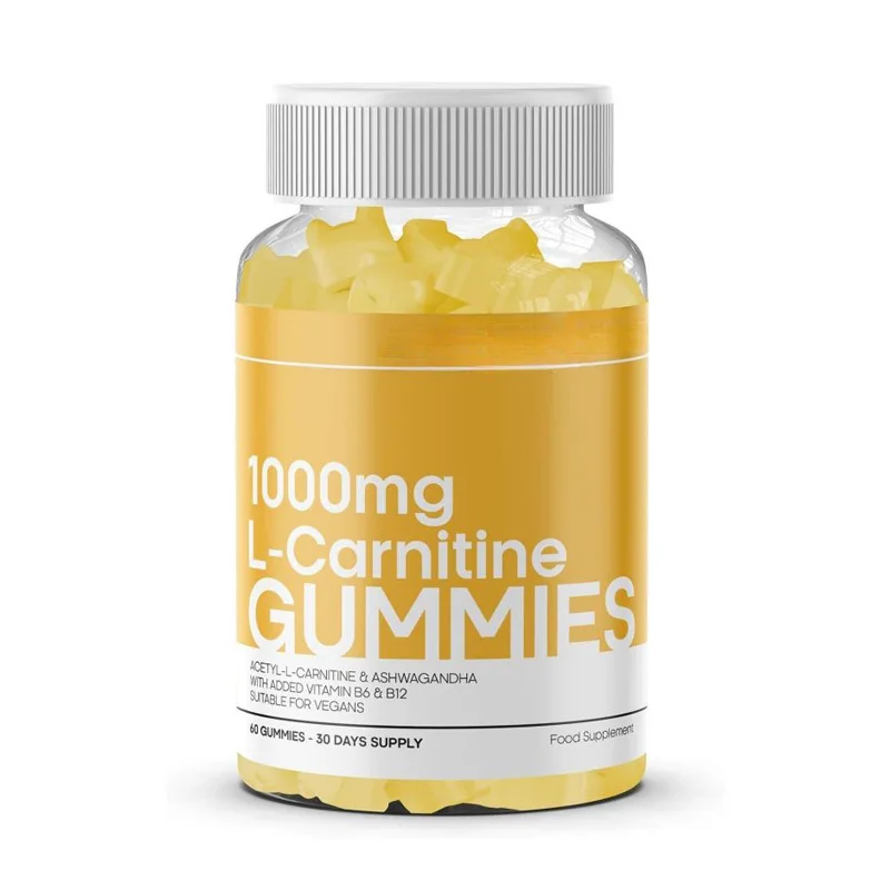 Factory Customized Vegan Creatine Monohydrate L-Carnitine Gummies for Women and Men Pre Workout Gummies