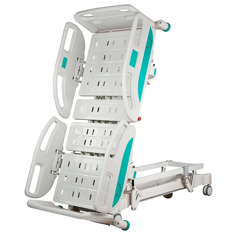 Five function electric ICU  Standing  hospital bed  For Hospitals