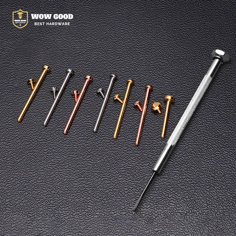 10mm to 24mm OEM Stainless Steel multi sizes micro watch strap connector band screw pin tubes for watch Strap Tube