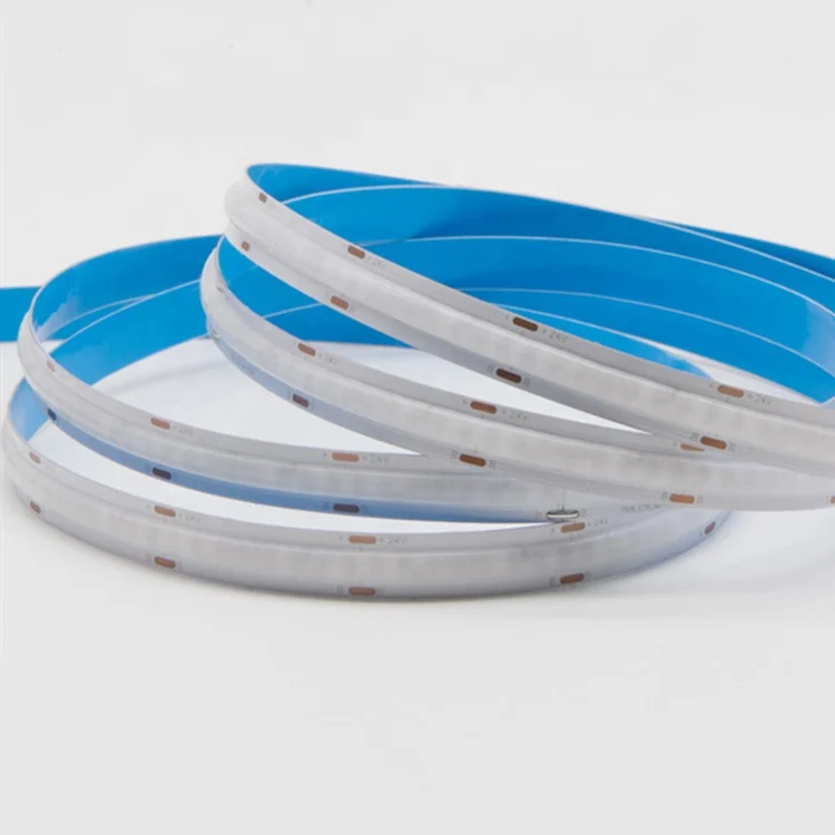 DC24V high quality side emitting rgb cob 840LED/M 10mm wide Non waterproof IP20 COB RGB led strip light