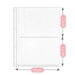 custom pu leather B5 4 ring binder 9 slot mini quote cards photocard collecting photo book album