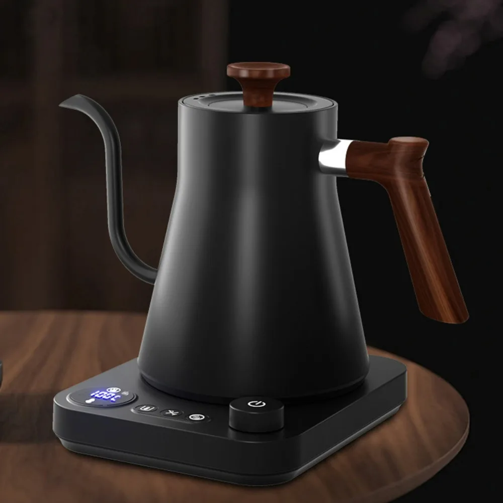 Home Appliances 304 Stainless Steel 0.9L 1200W  Black Digital Smart Pour Over Coffee Tea  Electric Gooseneck Kettle