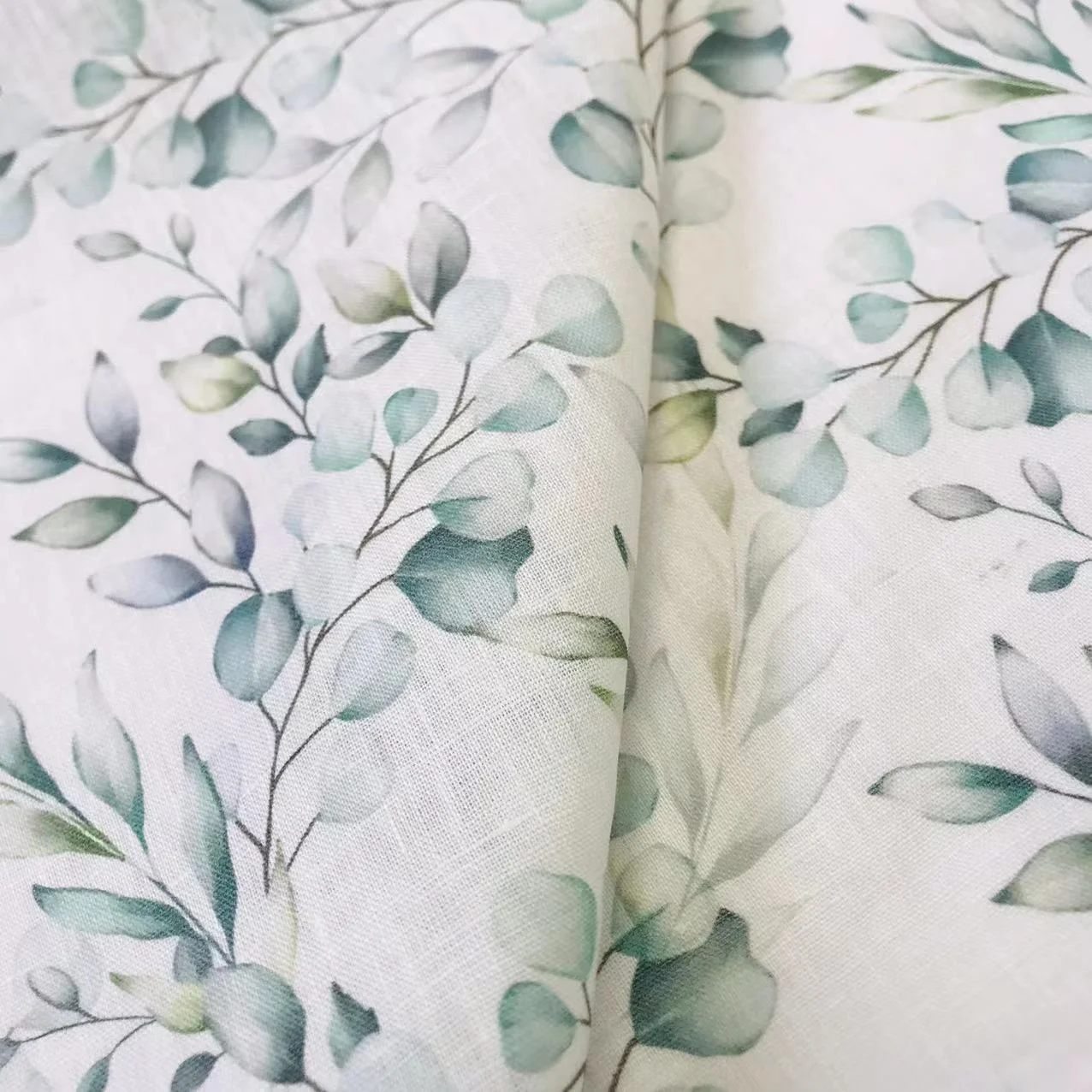 solid Linen 100% fabric natural fiber French lino linen fabric for linen casual dress shirts