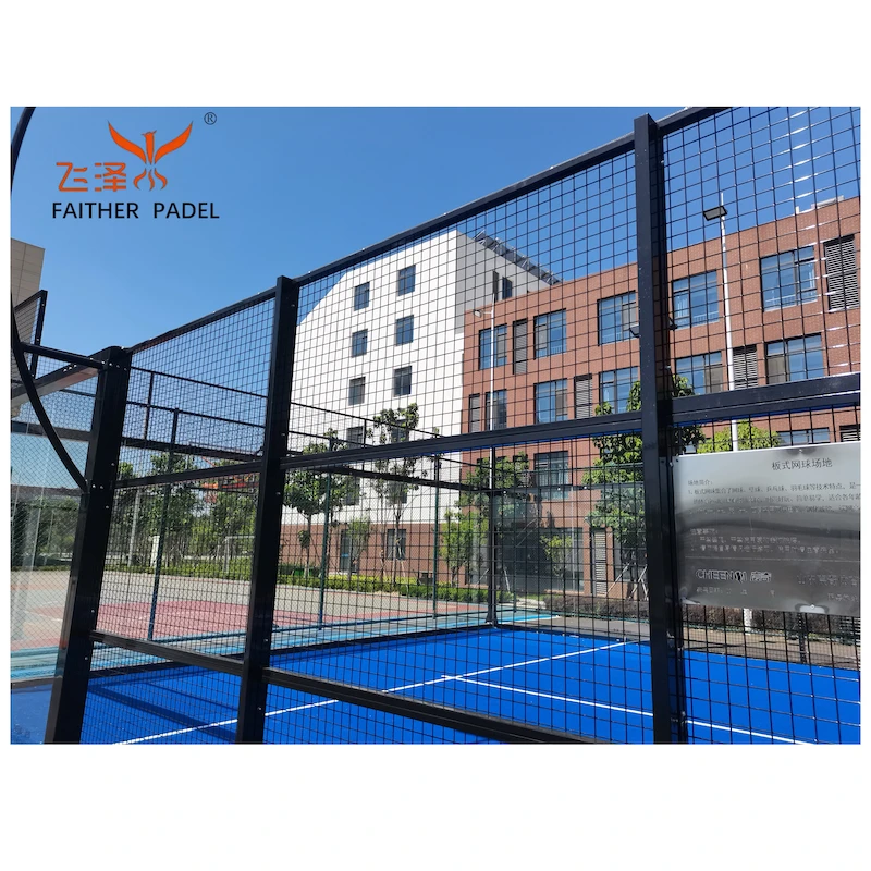 Pioneer Manufacturer in China Specialized on Padel Courts Panoramic Paddle Tennis to Padel Clubs for Training and Competition