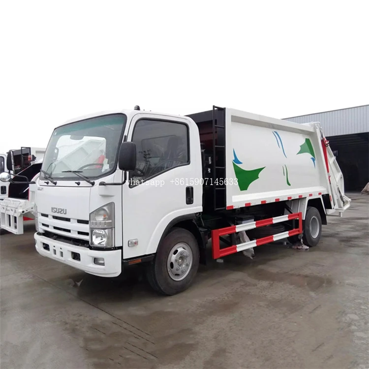 Japan brand new garbage vehicle 4-10m3 waste compactor trucks