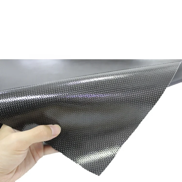 High Strength And Waterproof Carbon Fiber Leather Fabric