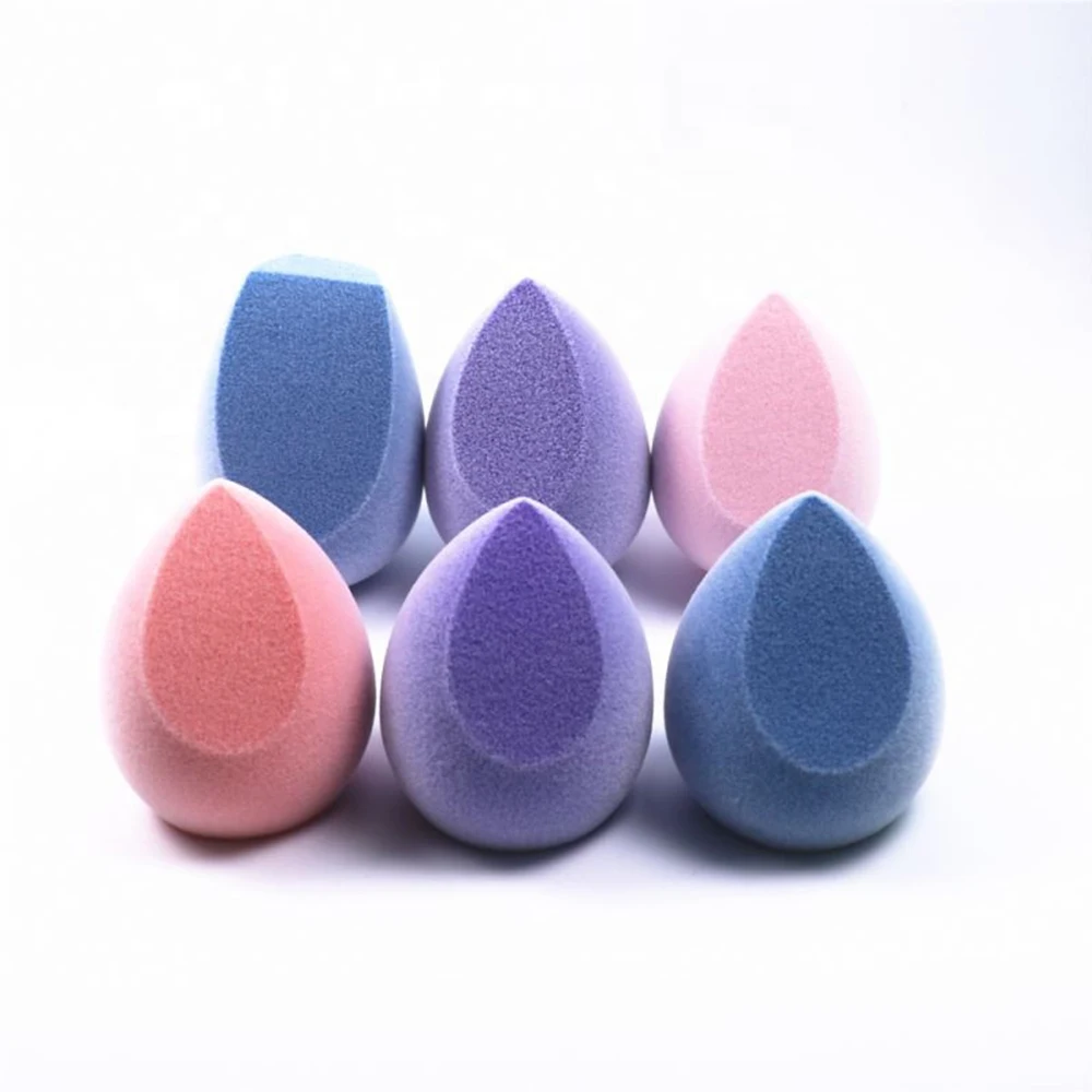 
Wholesale Make Up Sponges Dual Layer Microfiber Velvet Beauty Makeup Sponge Blender Micro Fiber Flocked Face Cosmetic 