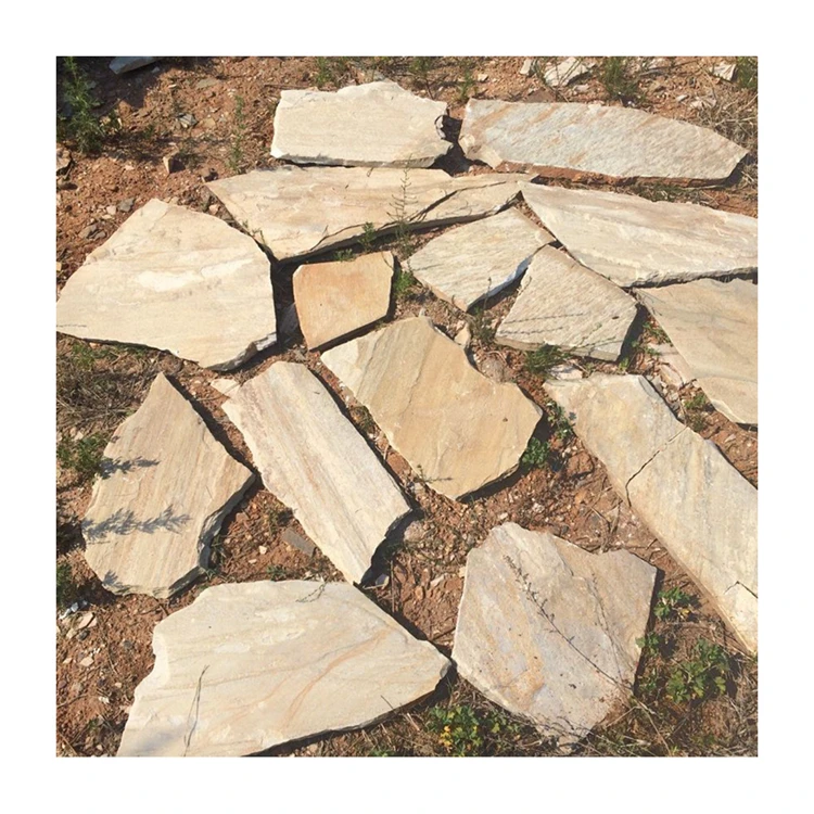 Maillard color matching random shape wall decoration stone P014 outdoor wall stone