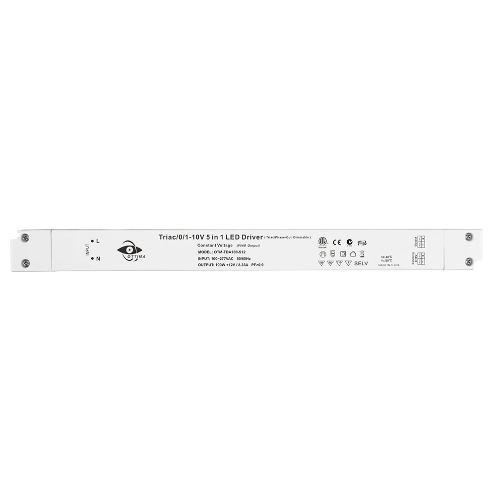 Flicker-free dimming drivr 5 years warranty dali light led driver 12V 24V 60W