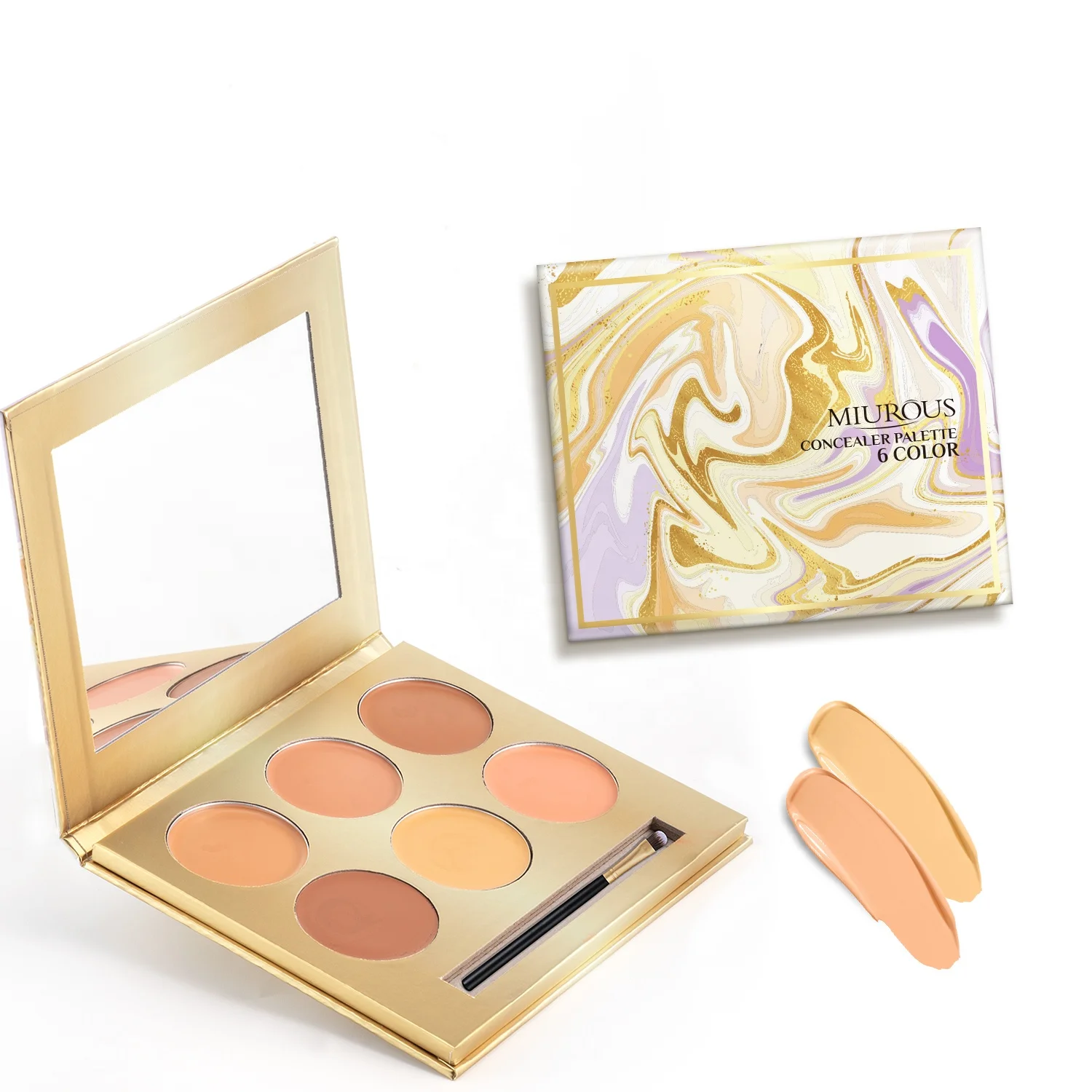 18 Colors Private Label Sweat-resistant Comfortable Wear High-coverage Concealer Pallets For All Skin