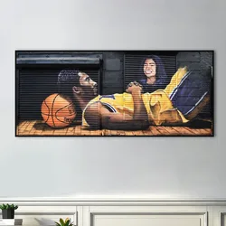 Decoration Wall Art Craft Graffiti Oil Painting Canvas Modern Abstract Wall Art Street Graffiti Oil Canvas Painting