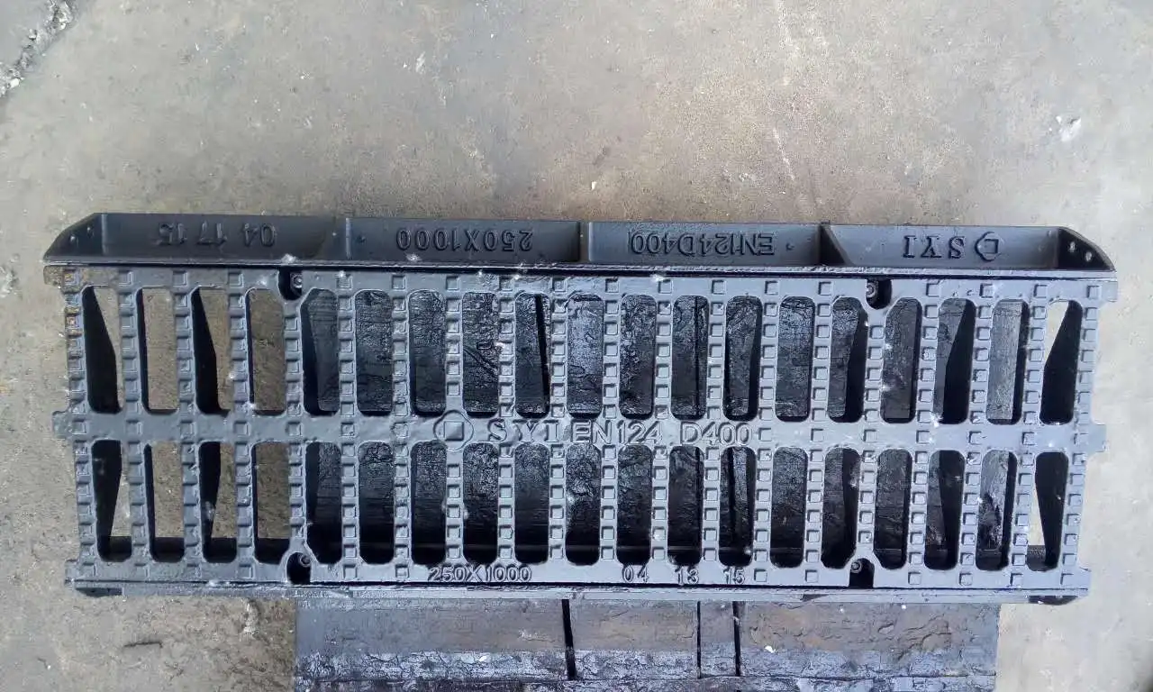 SYI Custom Heavy Duty Rainwater Highways Drainage Drain Iron Cast Metal Gully Grating For Sale