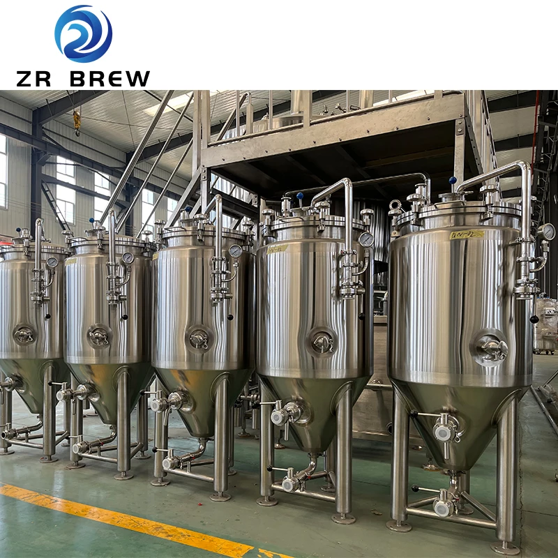 1HL2HL3HL5BBL 10BBL  Stainless Steel Conical Jacketed Beer Fermenter Fermentation Tank with Insulation