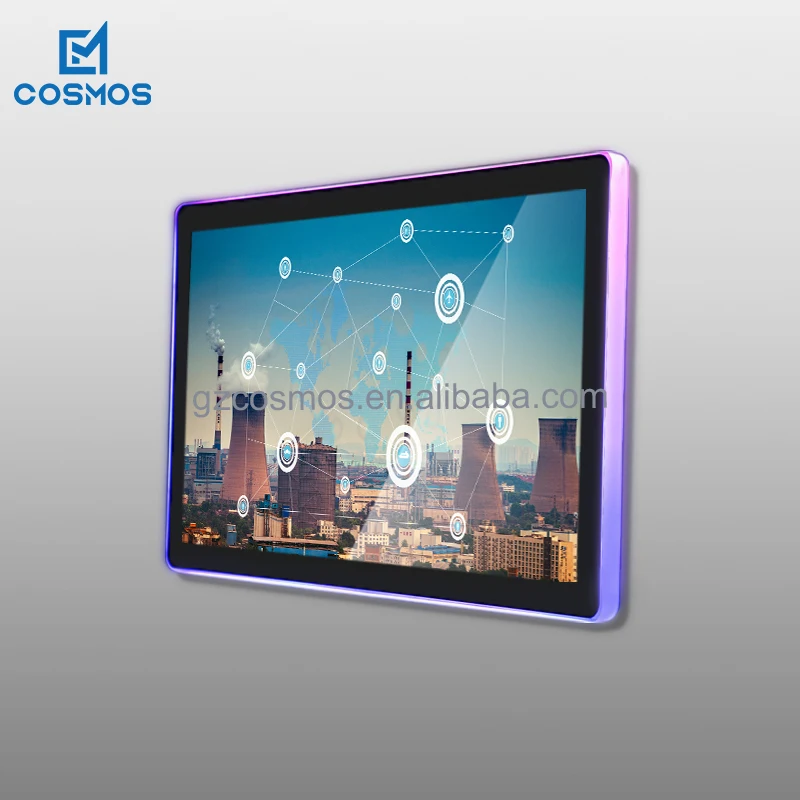 43 Inch Touch Screen Side Led Display Gaming Machine Curved Monitor For Skill Game Machine