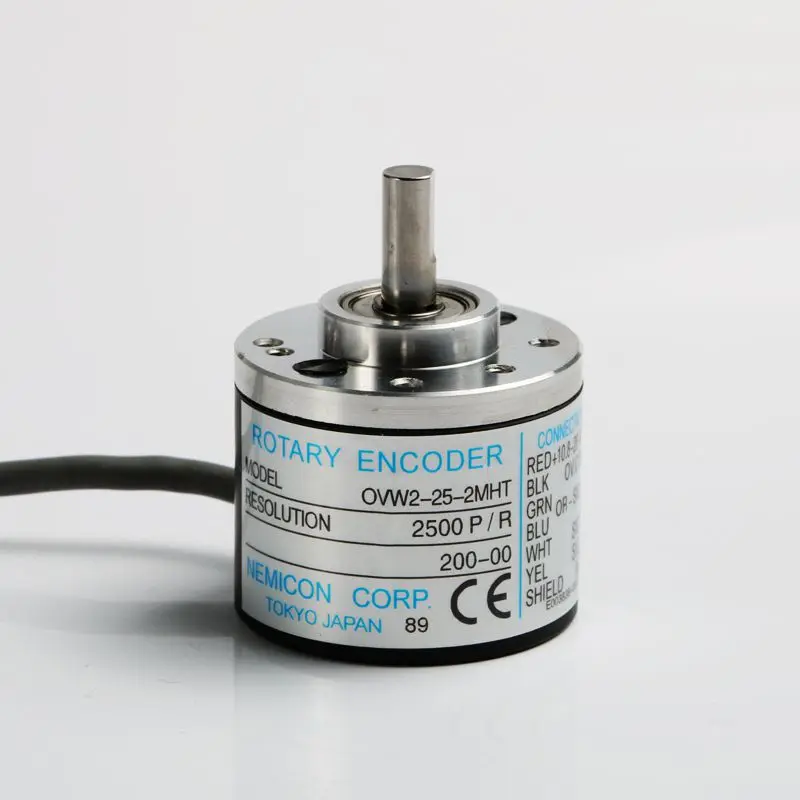 Nemicon Genuine Rotary Encoder OVW2-25-2MHT New with 1-Year Warranty for Precision Measurements