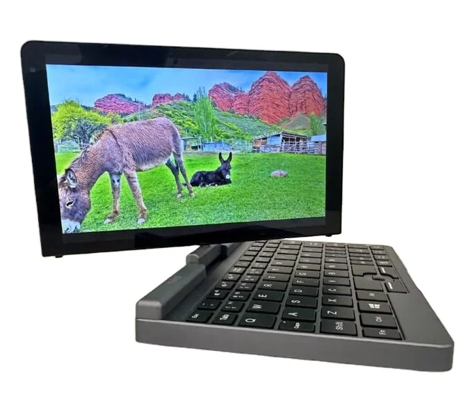 Wholesale Slim Portable 8 inch Laptop 360 Degree Rotary Touch Screen Student Laptop Computer Cheap Mini Laptop For Business