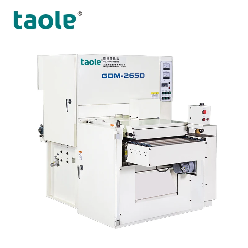 GDM-265D TAOLE automatic adjust accordingly sheet metal deburring machine metal Slag clad remove specially done by frame cutting