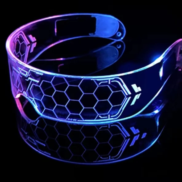Professional Fashion Cool Led Neon Light Up Luminous Glowing  Glasses
