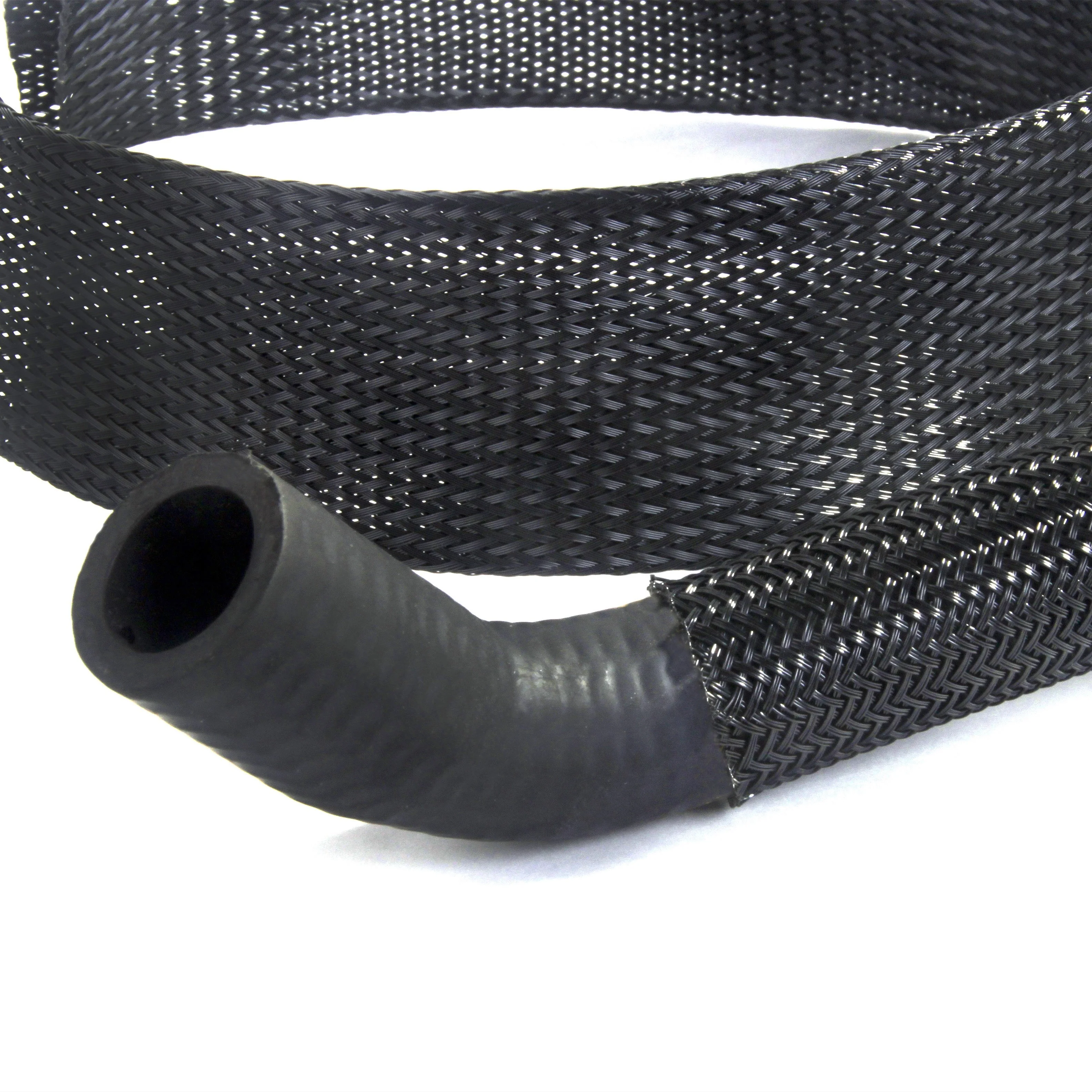 EN45545 PA66 nylon expandable sleeve for wiring harness