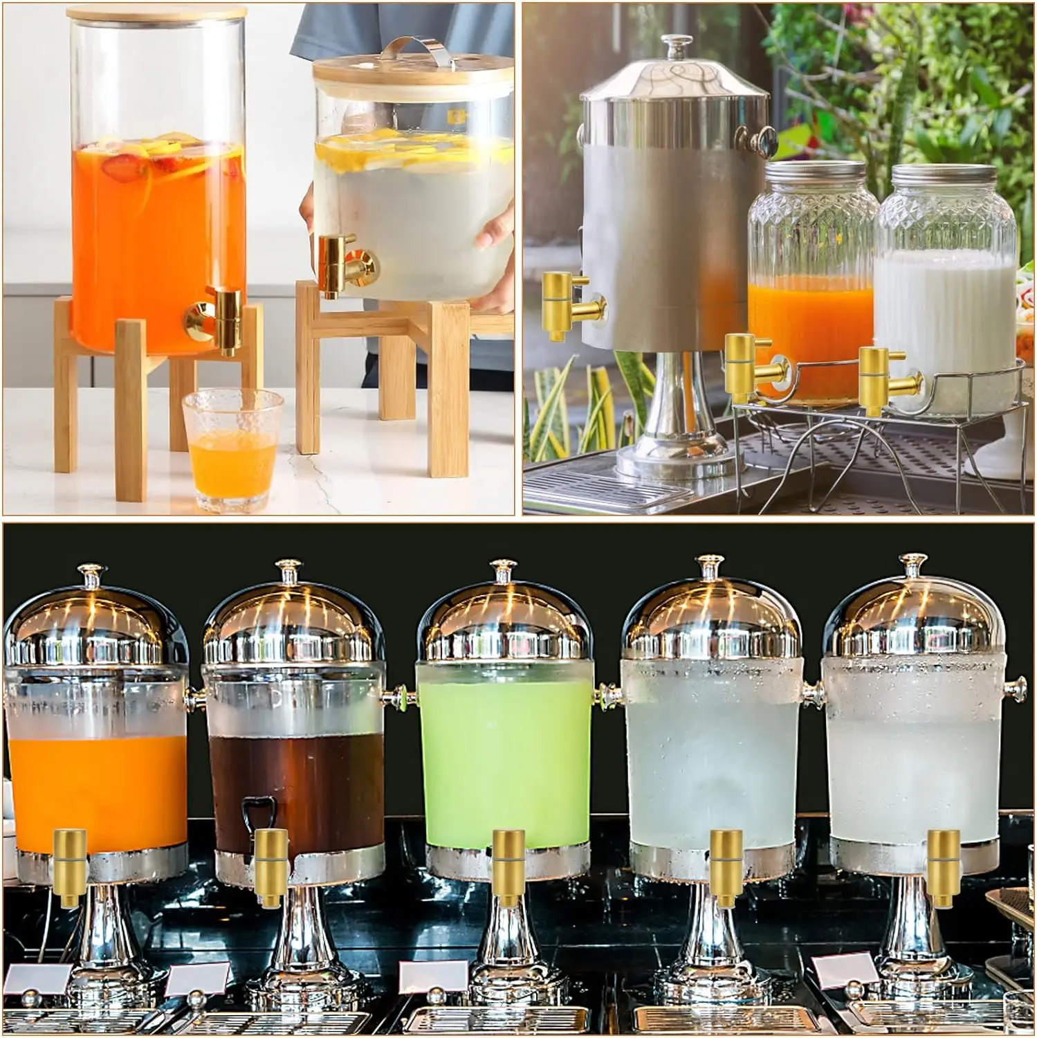 beverage dispensersr with tap juice dispenser