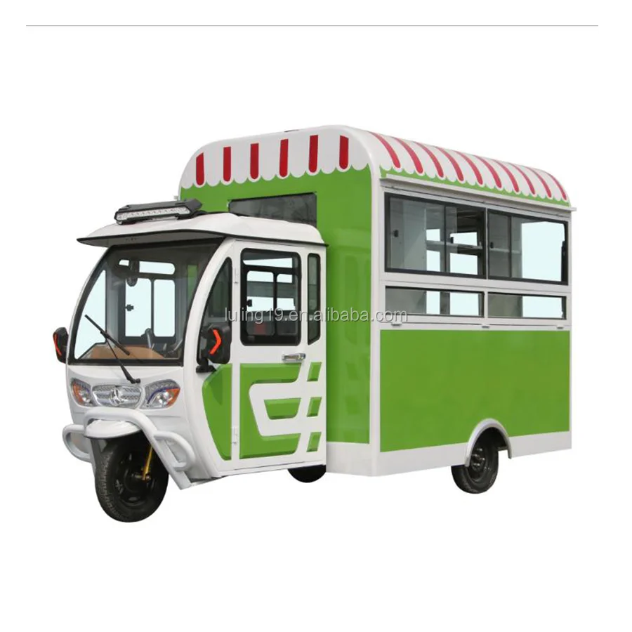 
mobile snack cart electric fast food kiosk for sale/food truck 