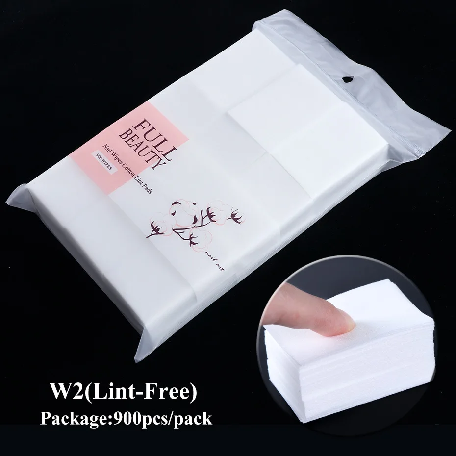 Hot sale Nail Polish Remover Wraps Pure Cotton Paper Wipe Degreaser Pads Soak Off Lint-Free Napkins for Manicure Tools