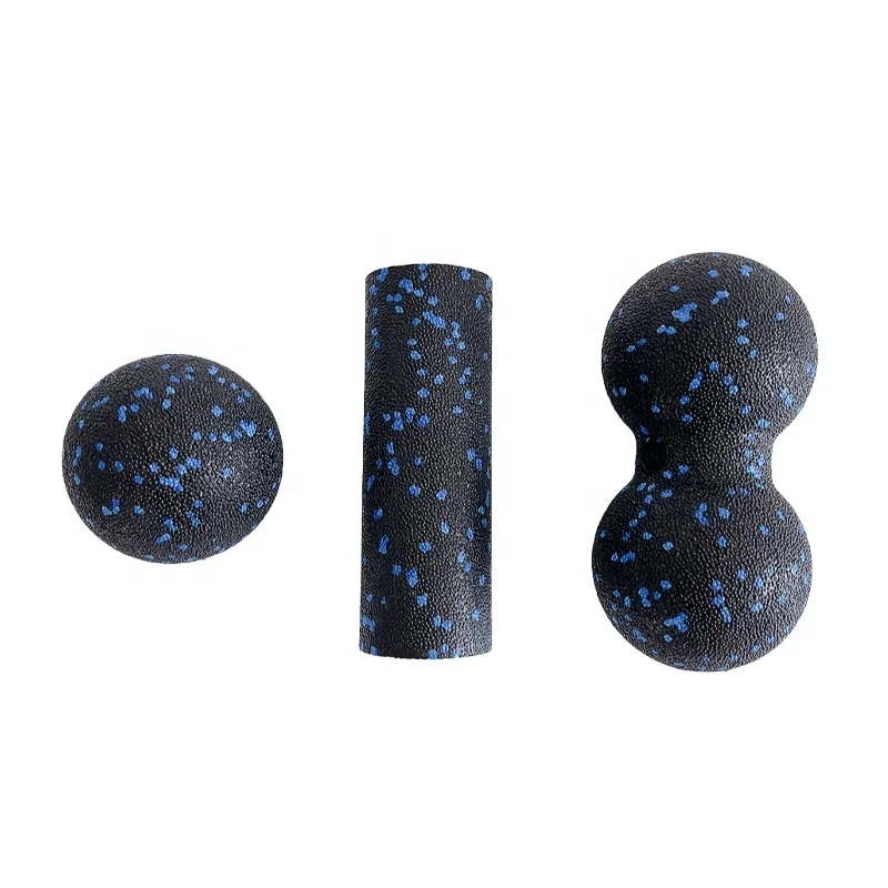 Pack Of 3PCS Mini Fascia Roller And Fascia Balls Set Foot Neck And Back Relief Deep Tissue Massage Trigger Point Relief