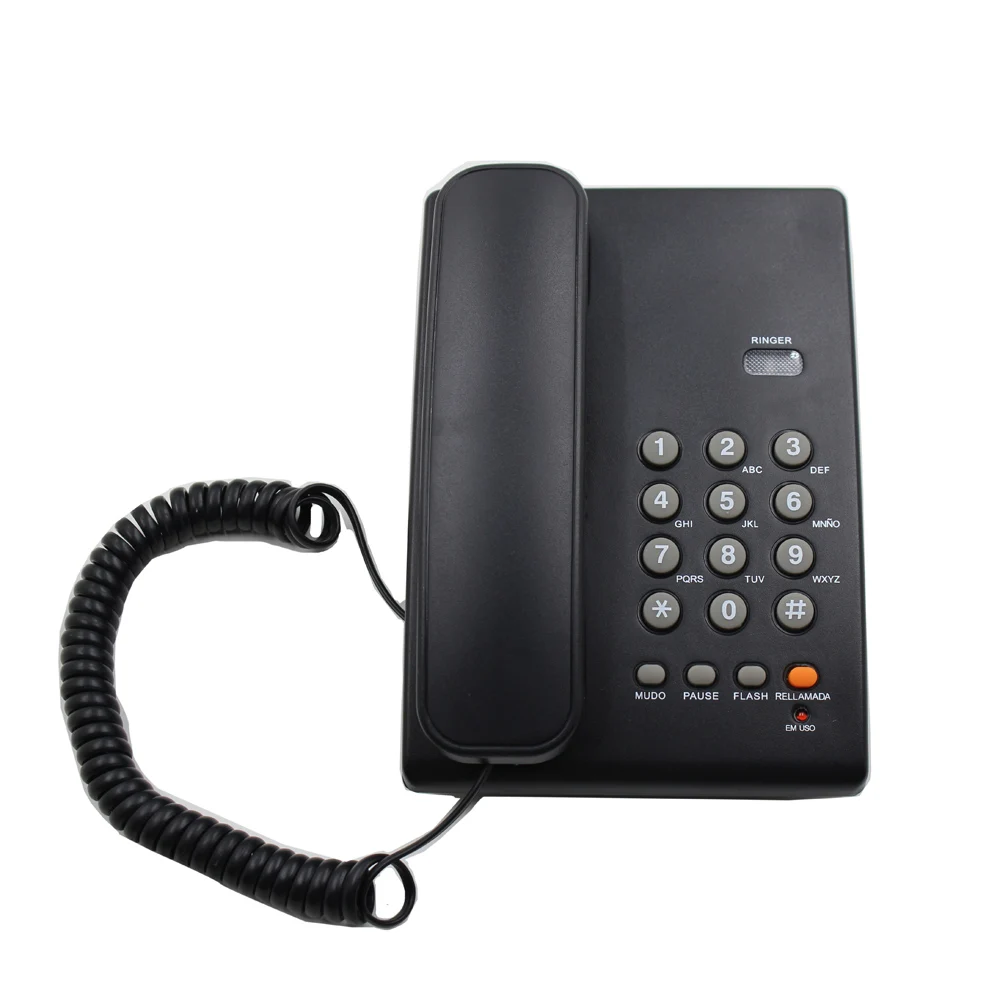 Analog portable corded basic Fixed phones for home and office use (62549575823)