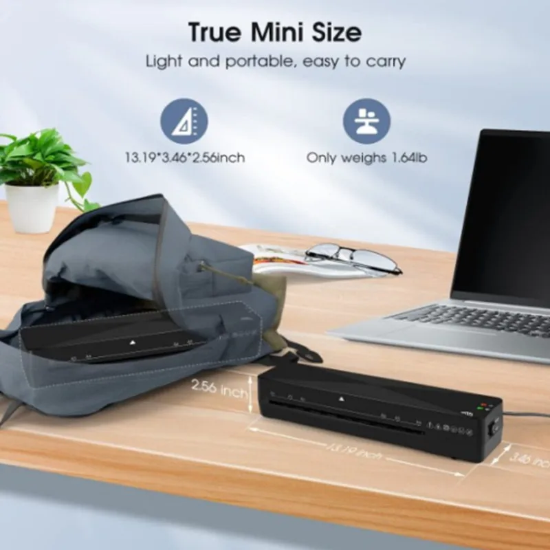 Готовый к отправке офисный и школьный маленький ламинатор FNL001 A4 для карты меню