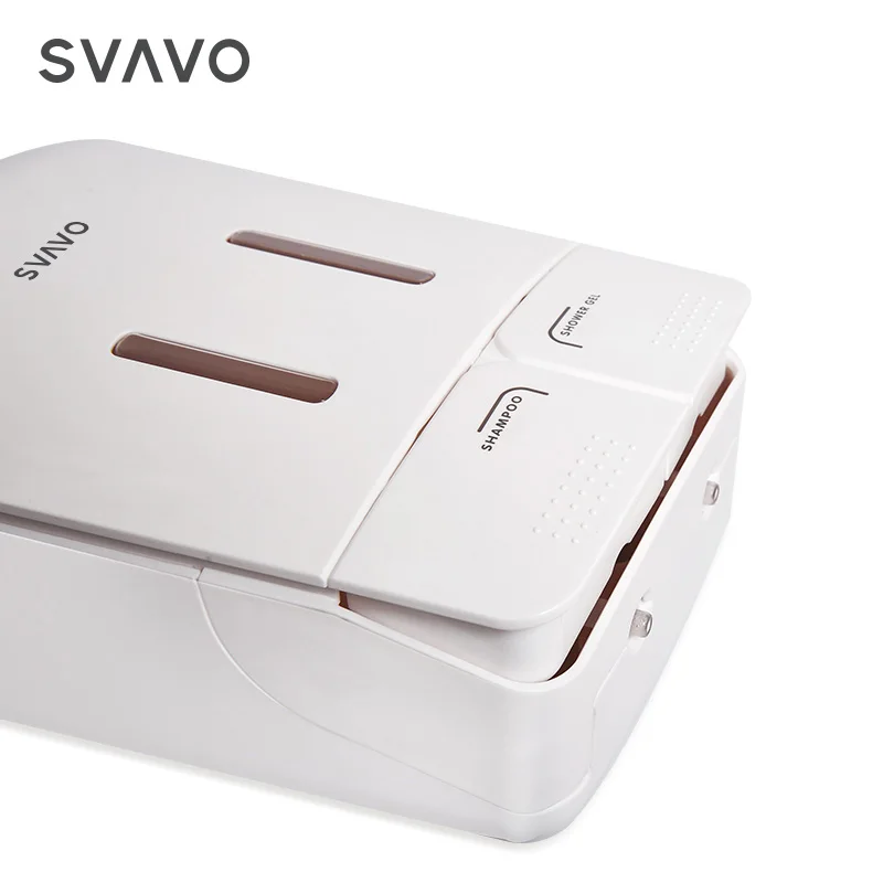 Hotel Wall Mounted 1100ml Big Volume Refillable Double Bottle for Shampoo Shower Gel Body Wash Manual Liquid Soap Dispenser