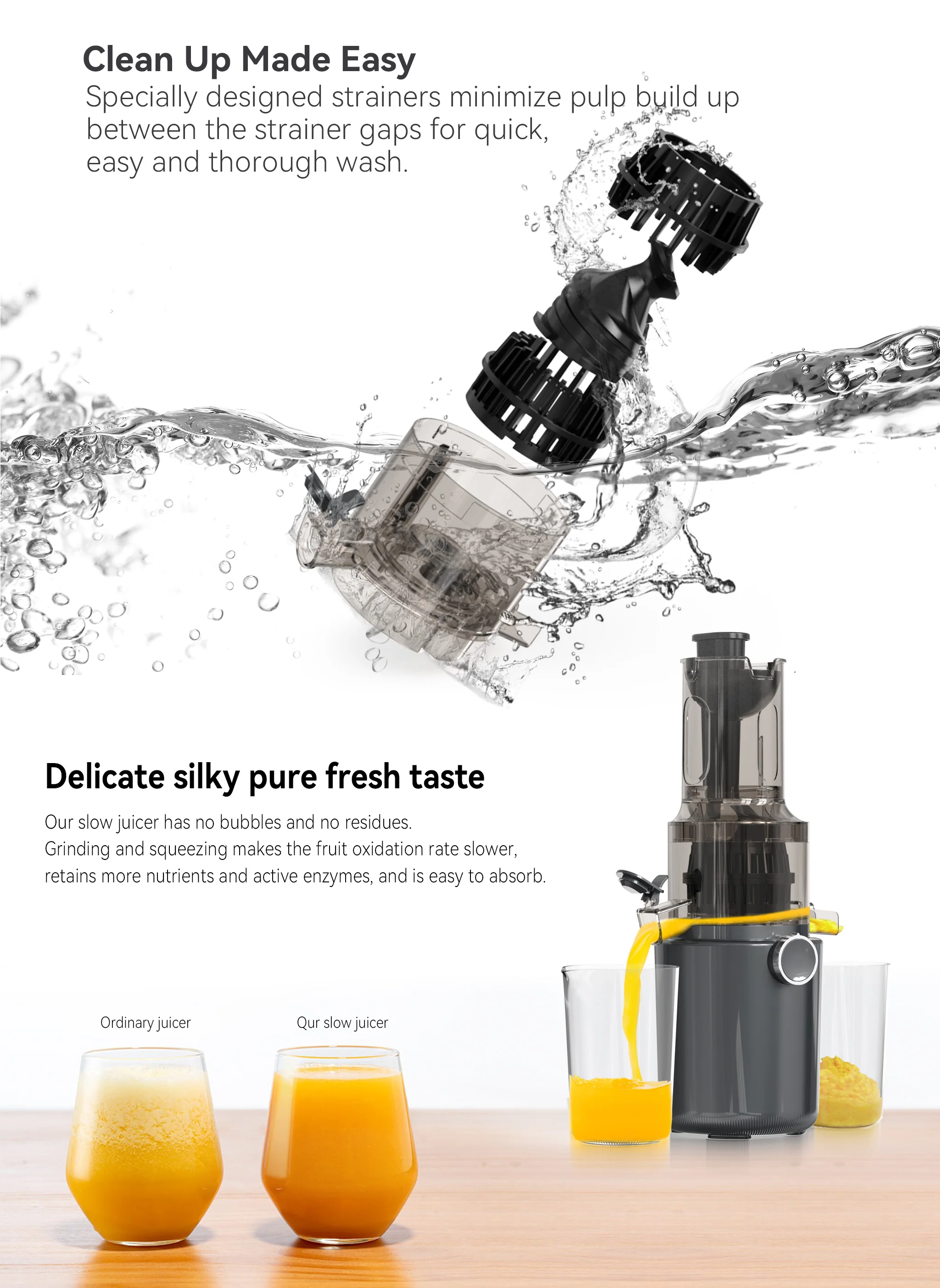 2024 pomegranate extract juice machine vertical new electric slow juicer